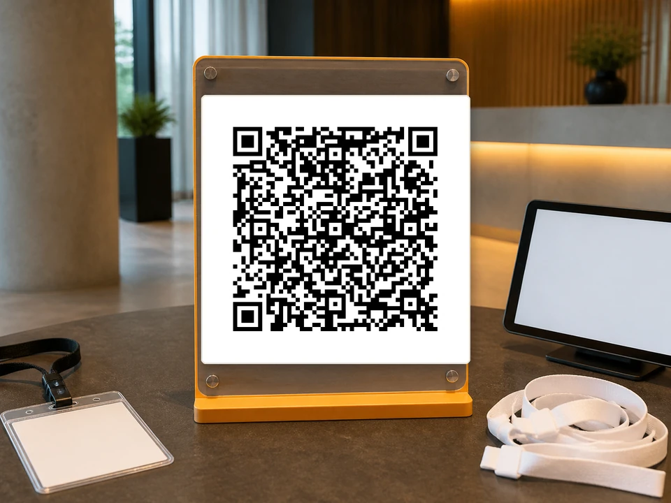QR-plaatje voor zaak of event
