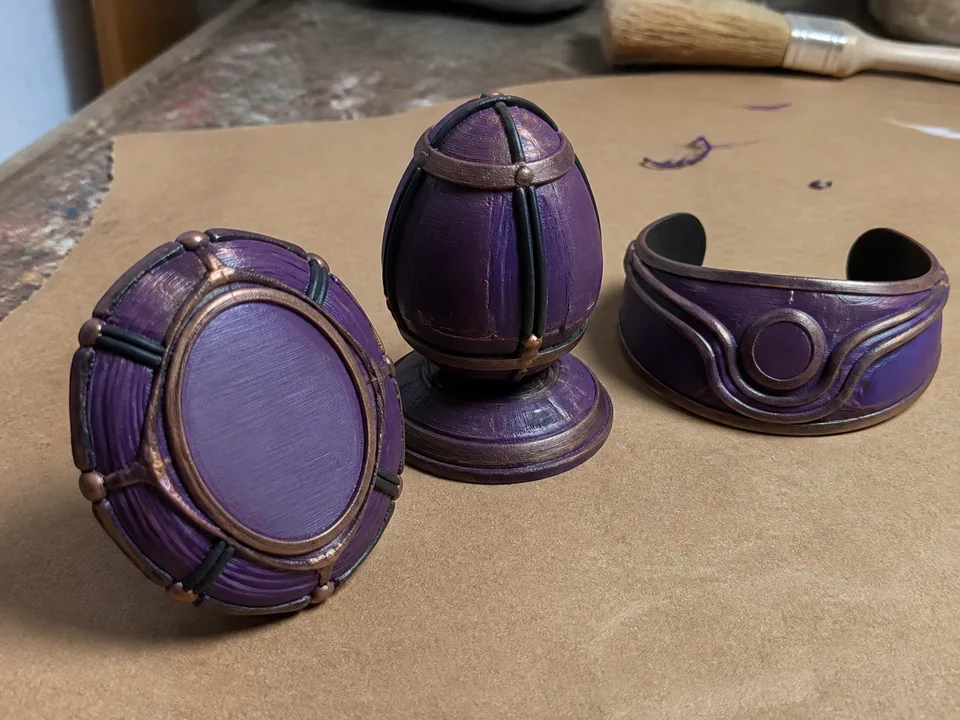 Originele afgeronde cosplayprops