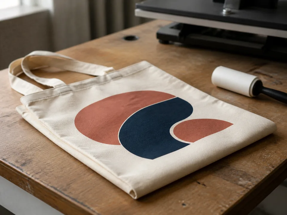 Textielopdruk met flexfolie, hoofdvoorbeeld