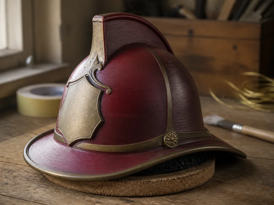 Erfgoed-brandweerhelm, hoofdvoorbeeld